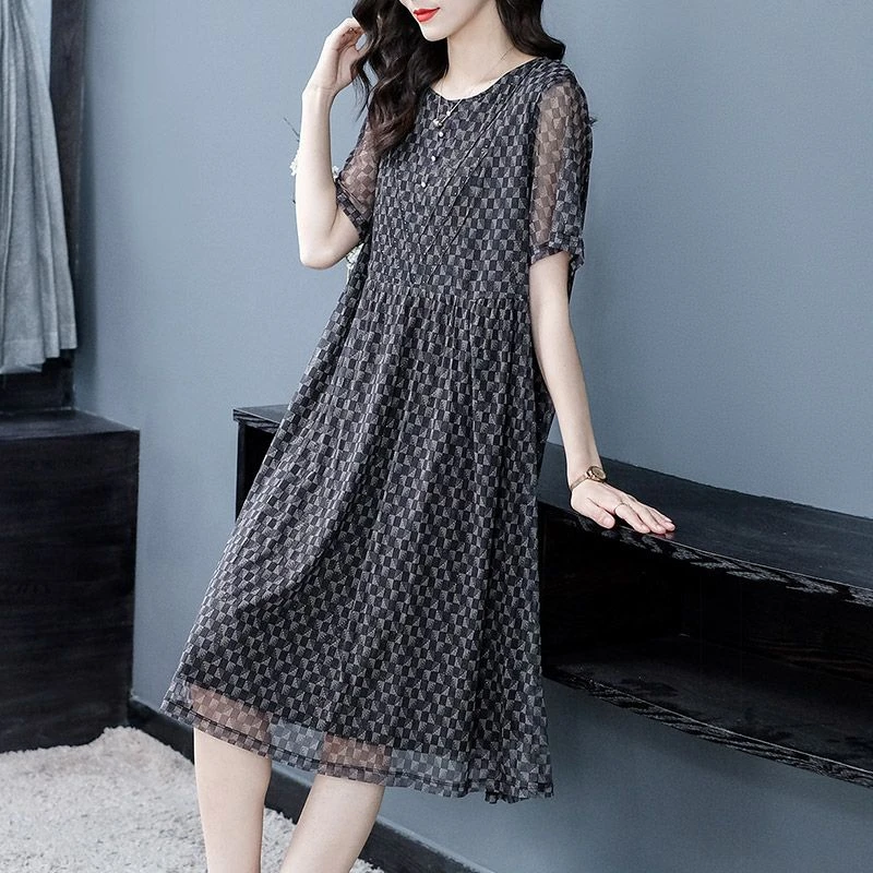 上档次A字连衣裙228612