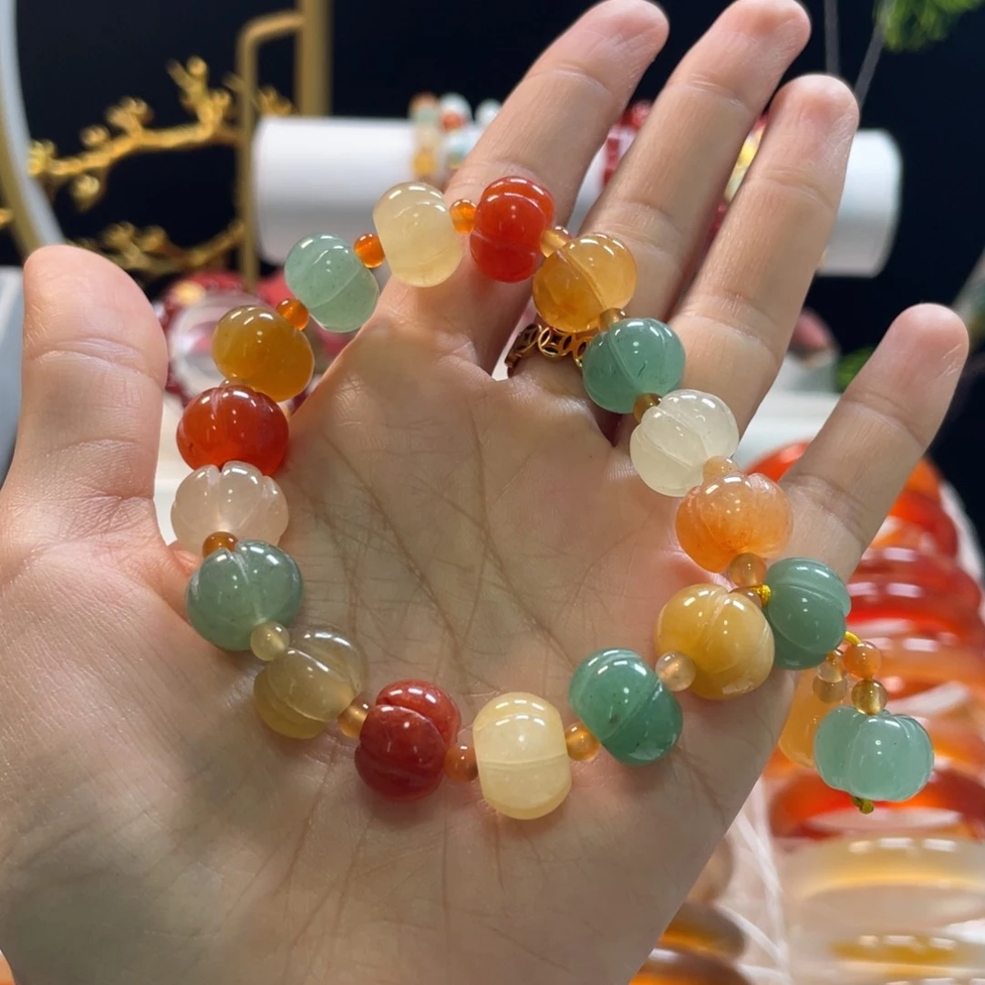 玛瑙/玉髓手串未镶嵌?****由