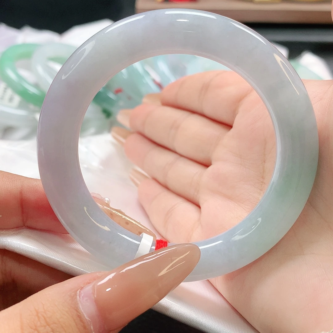 翡翠未镶嵌手镯缅甸天然翡翠