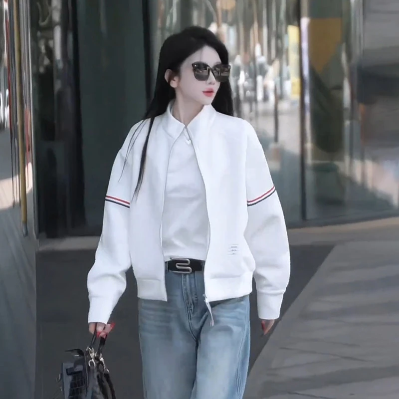 2025年新款今年流行爆款潮牌上衣休闲开春棒球服外套女春装女款