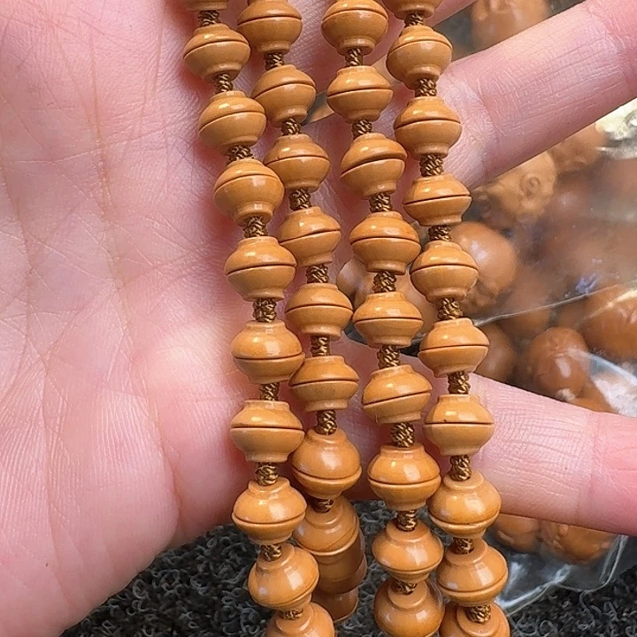 橄榄核吊坠橄榄金饭碗链