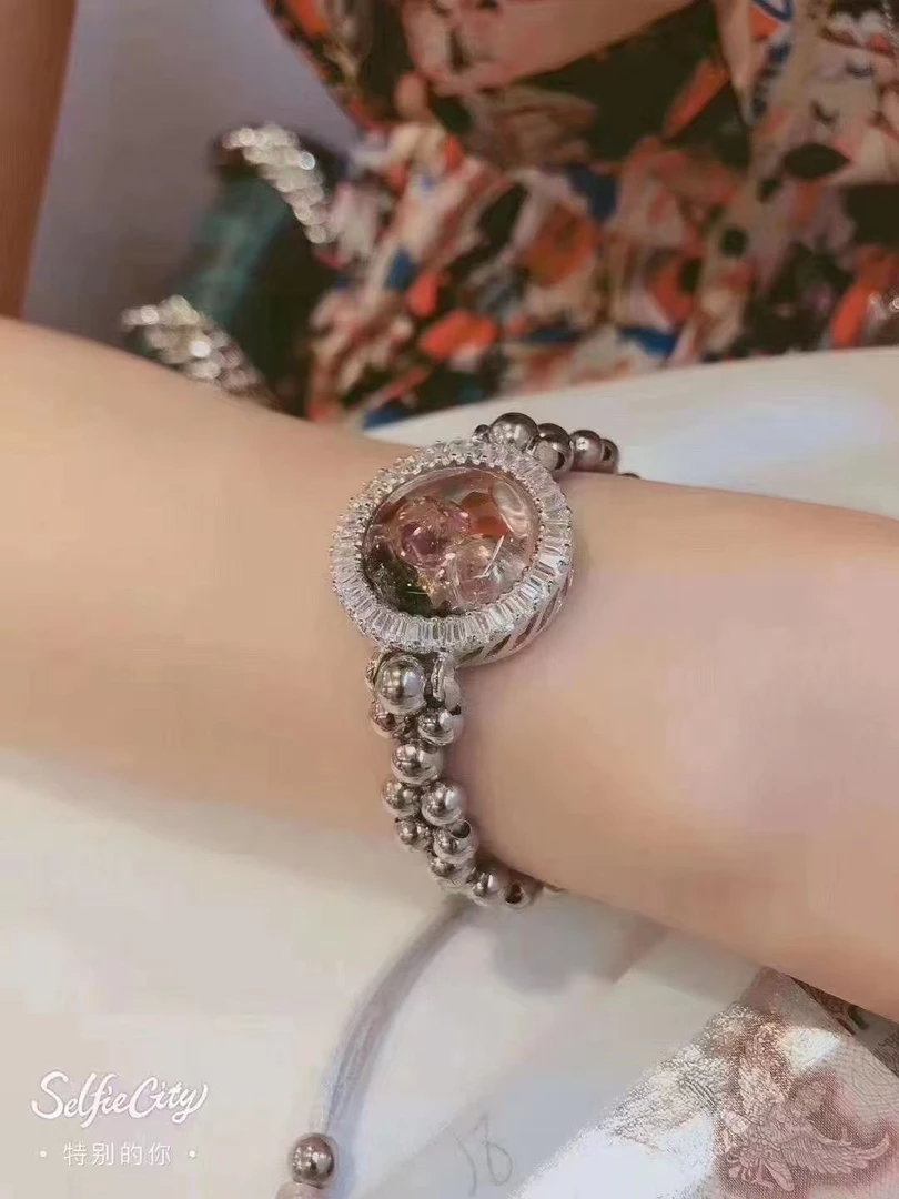 合金锆石手链 宁静同款人缘魔链手链 气质时尚复古镶嵌手链