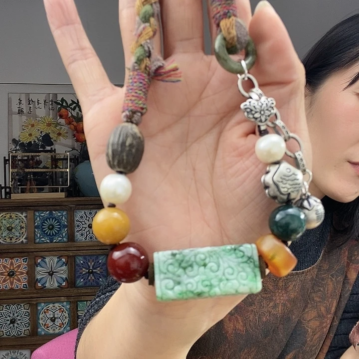 翡翠项链未镶嵌项链