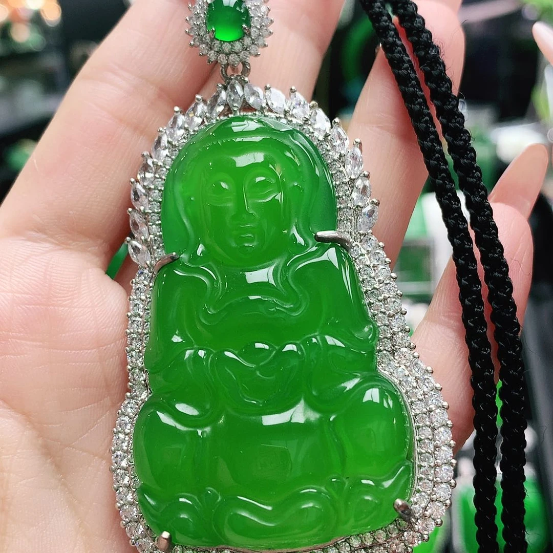 玛瑙/玉髓合金吊坠