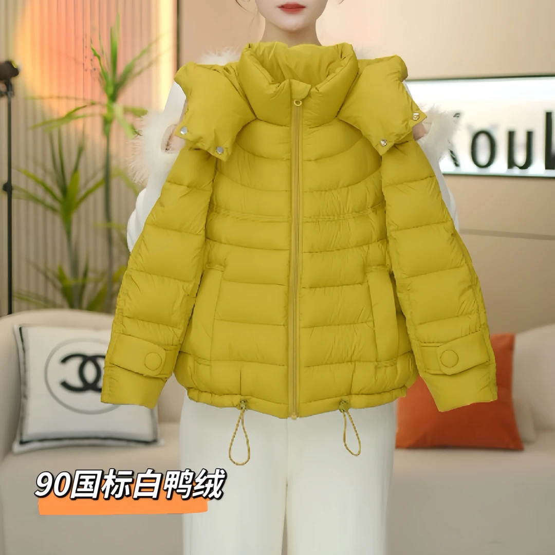 90新国标白鸭绒  女童2025新款洋气排骨款保暖时尚羽绒服-0251