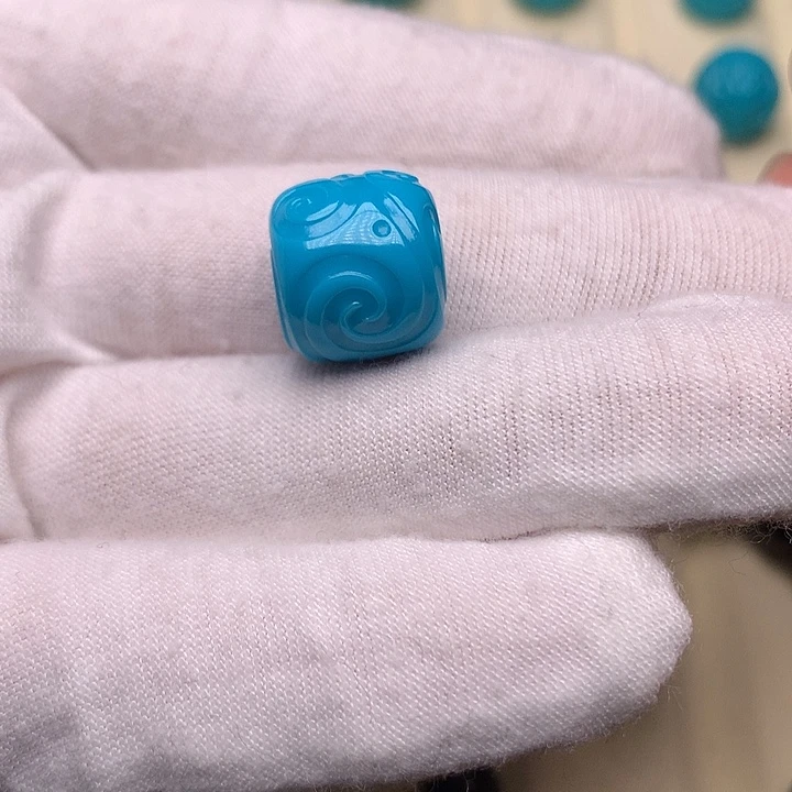 绿松石未镶嵌绿松石博古13.5