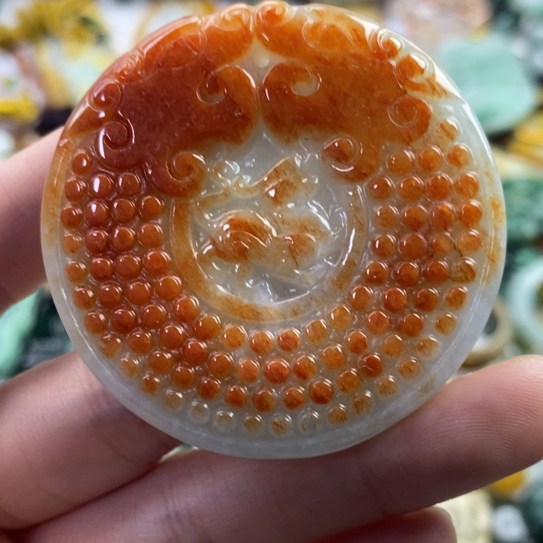 翡翠未镶嵌颈饰吊坠