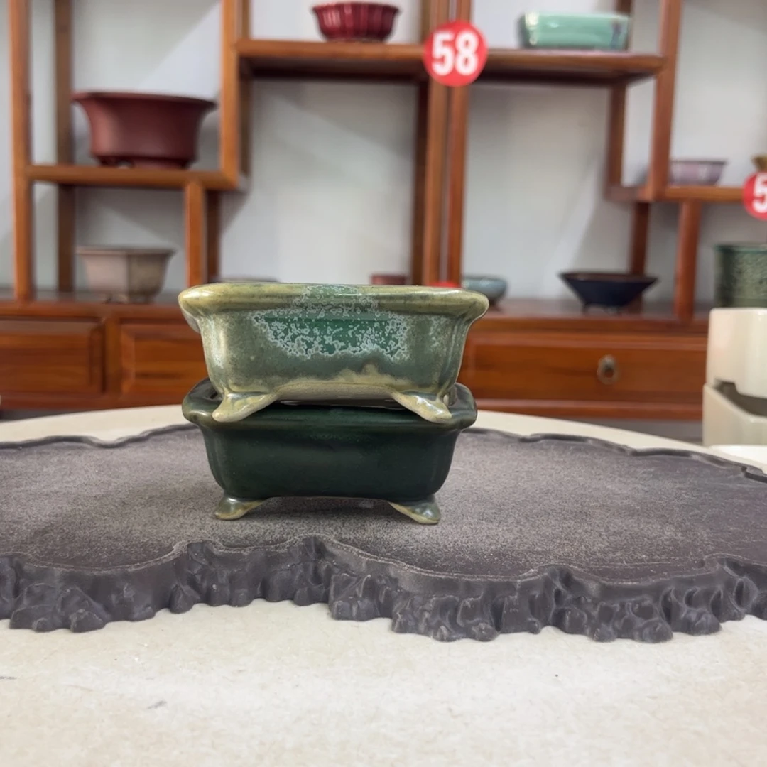 紫砂花盆瑕疵鼓包3-9-7-2。。