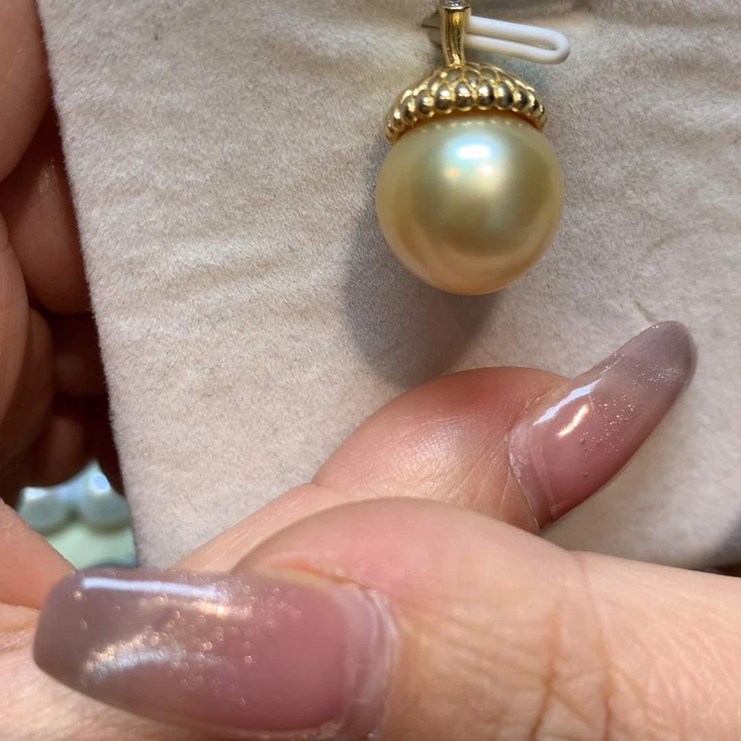 海水珍珠颈饰银S925镶嵌