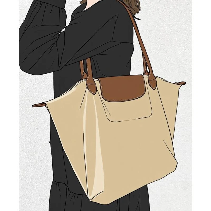【龙龙专属】长柄大号品质可折叠手拎肩挎女士包