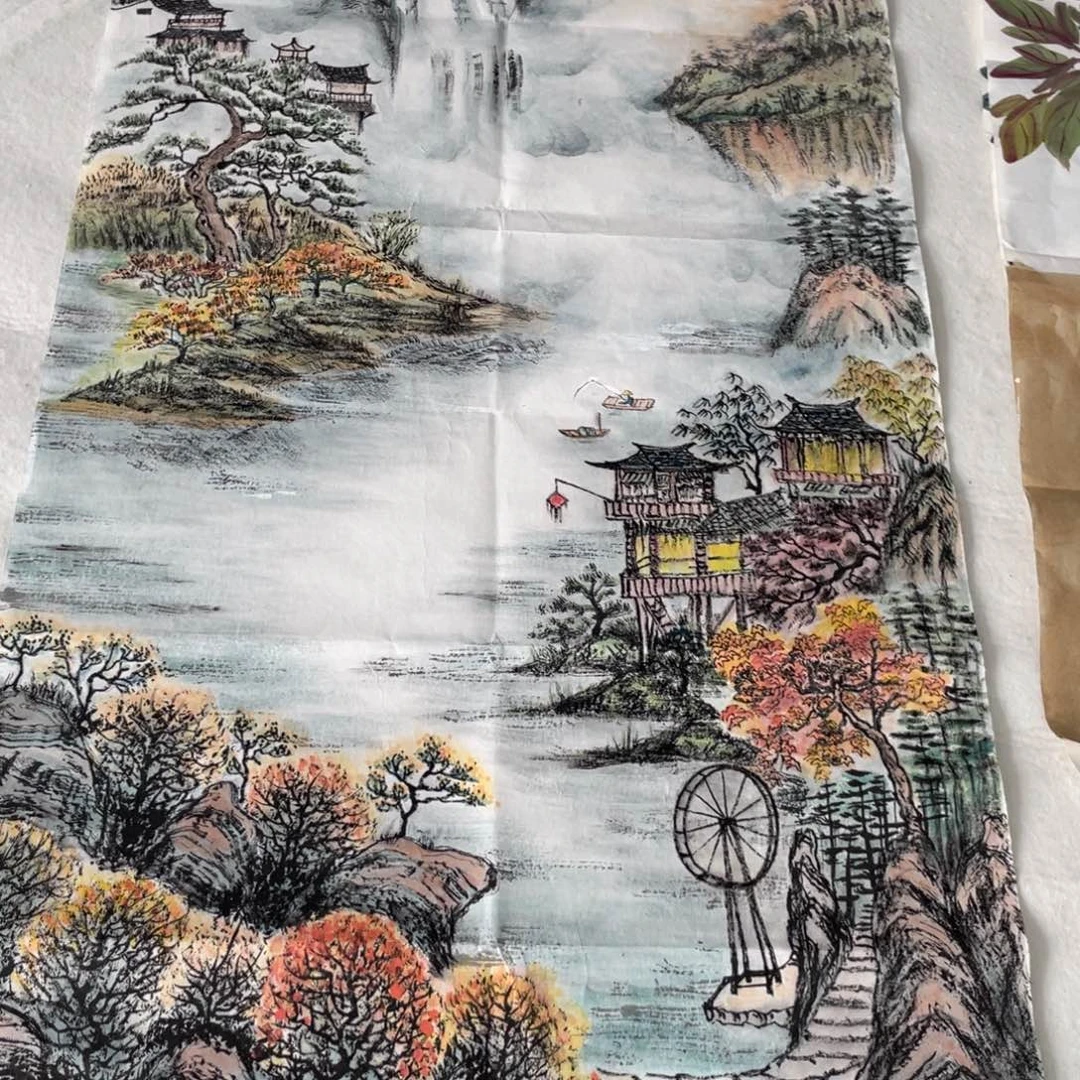 国画王传凤老师绘画