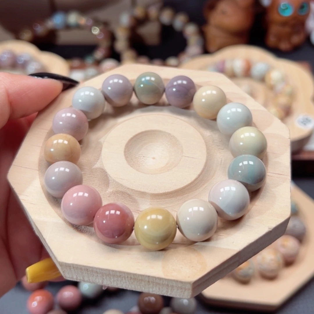 南***悠石英质玉手链未镶嵌46