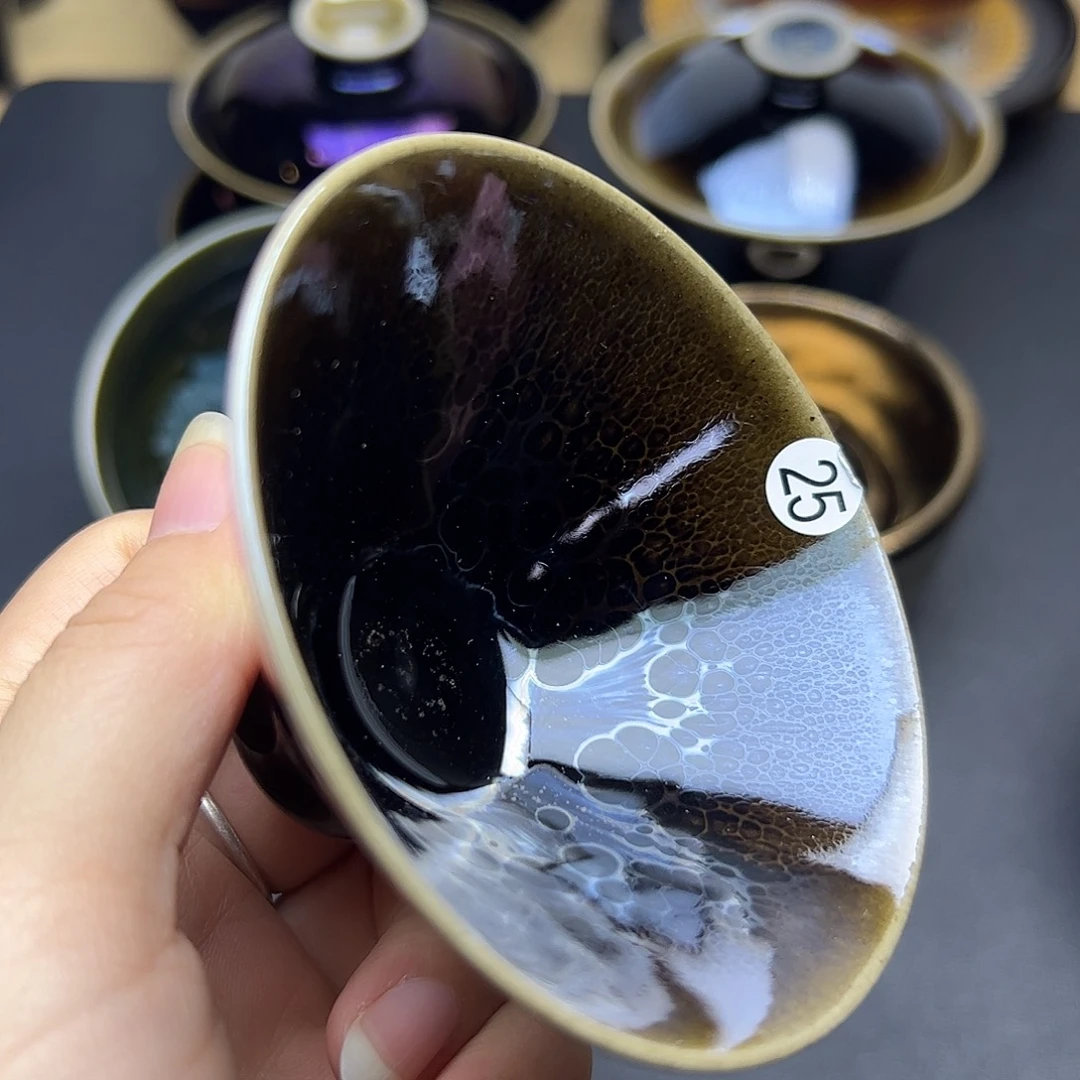茶盏建窑建盏主人杯