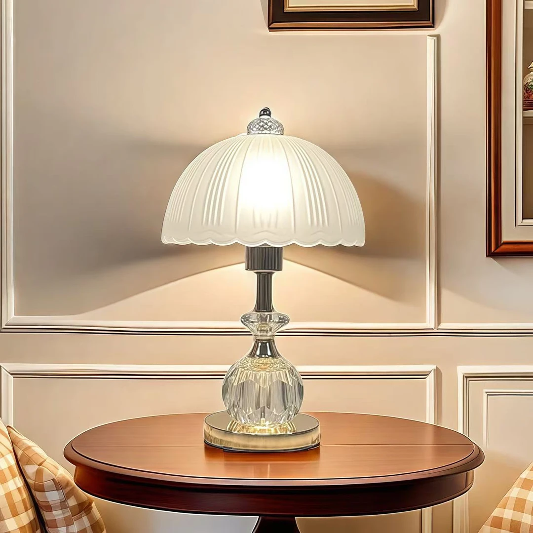 K9水晶台灯轻奢高级卧室床头灯氛围灯客厅装饰灯时尚护眼书房灯