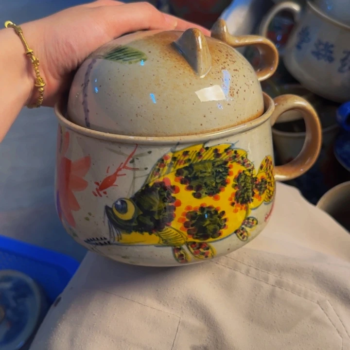 瓷片景德镇陶瓷手工手绘