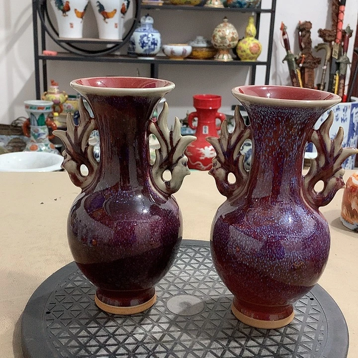 摆件陶博古架陶瓷摆件