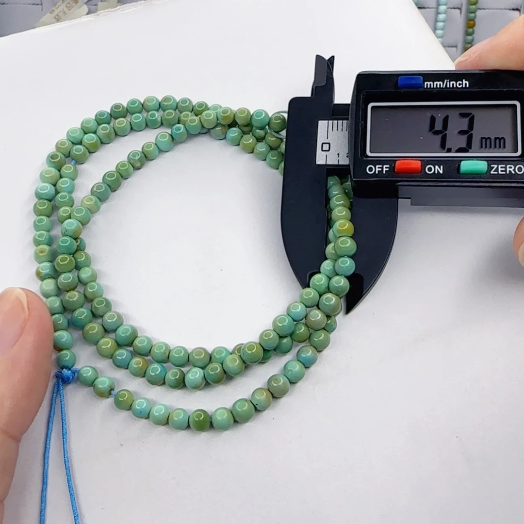 绿松石银S925镶嵌颈饰