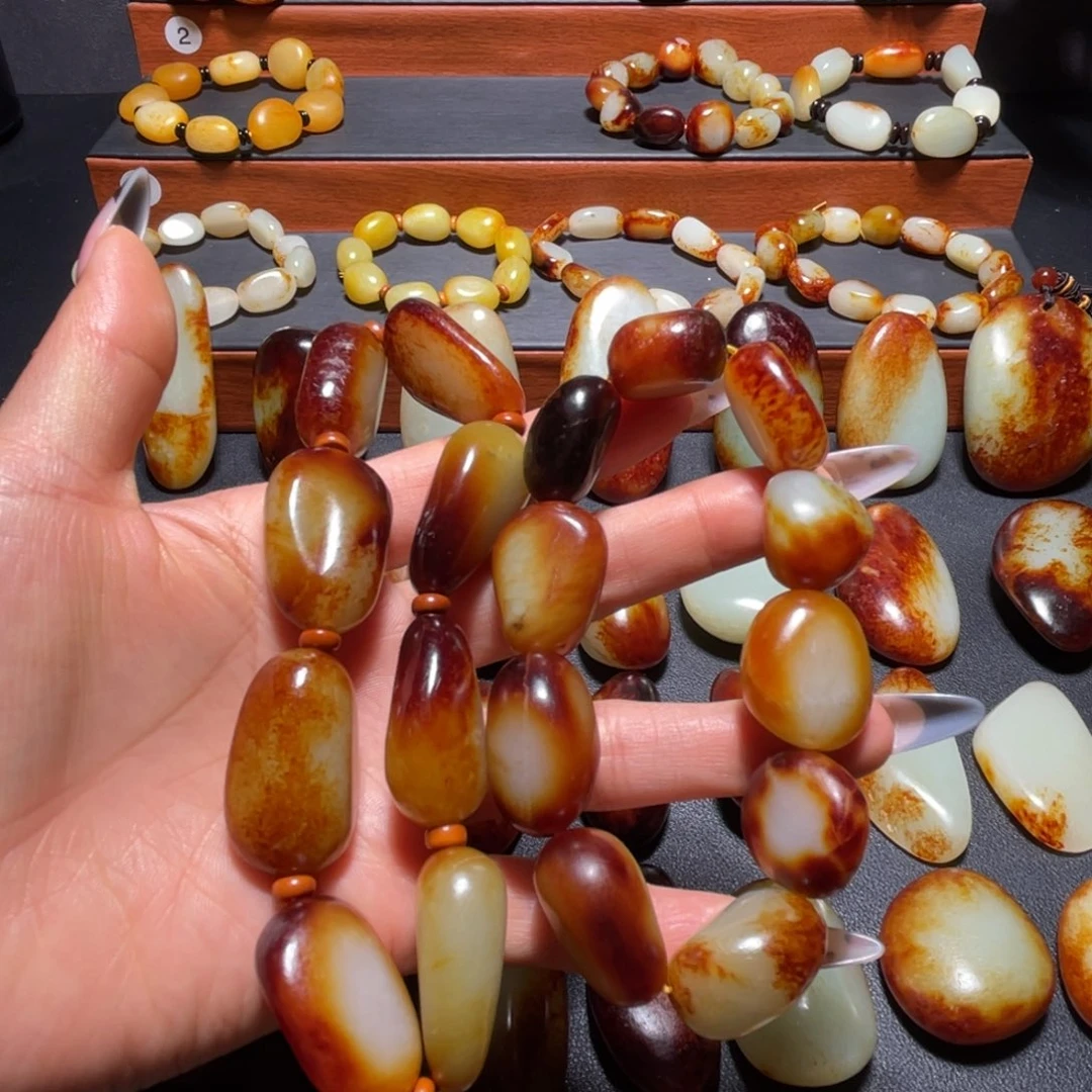 未镶嵌手链和田玉看****呆