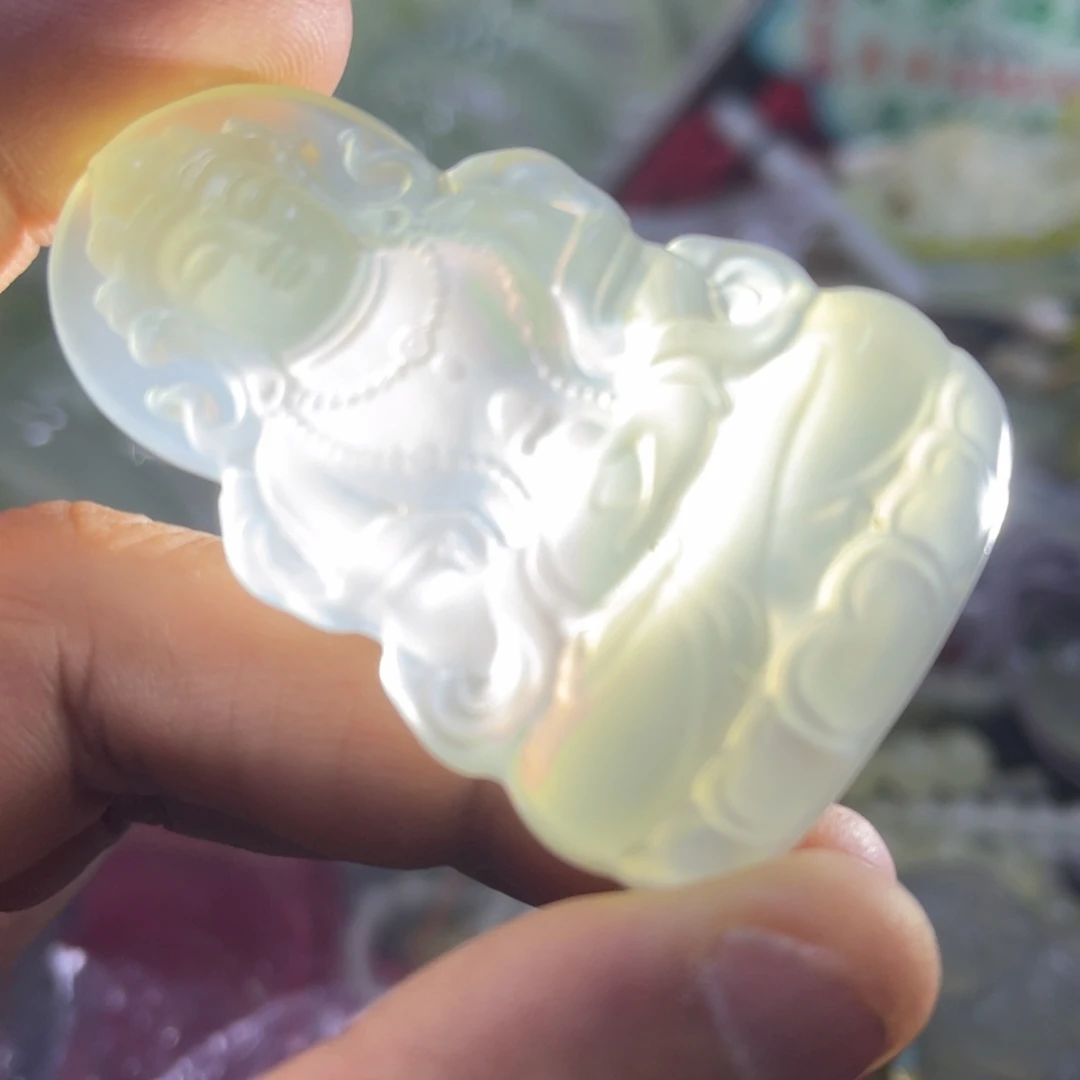 未镶嵌蛇纹石玉手链