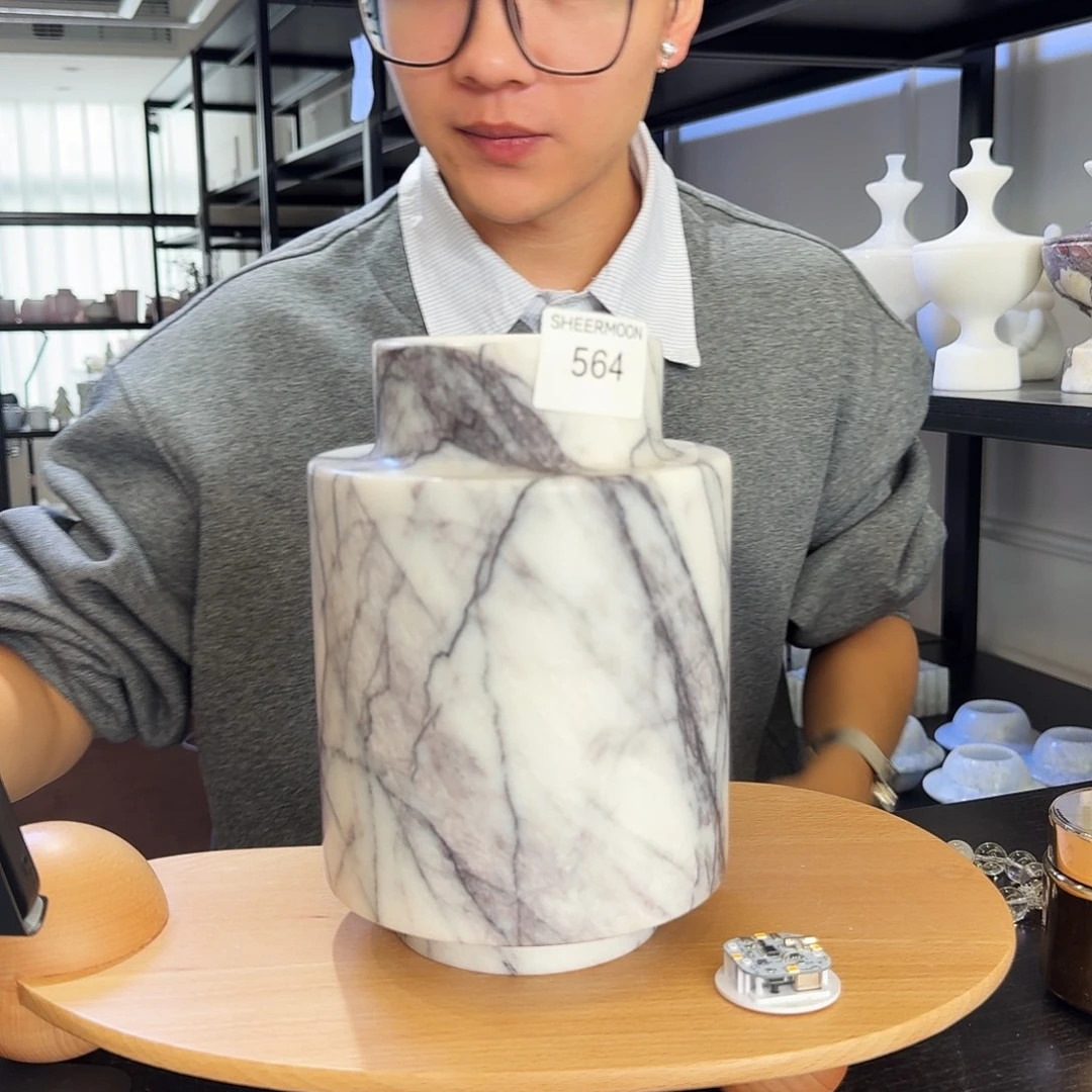 大理石564香雪梅大花瓶