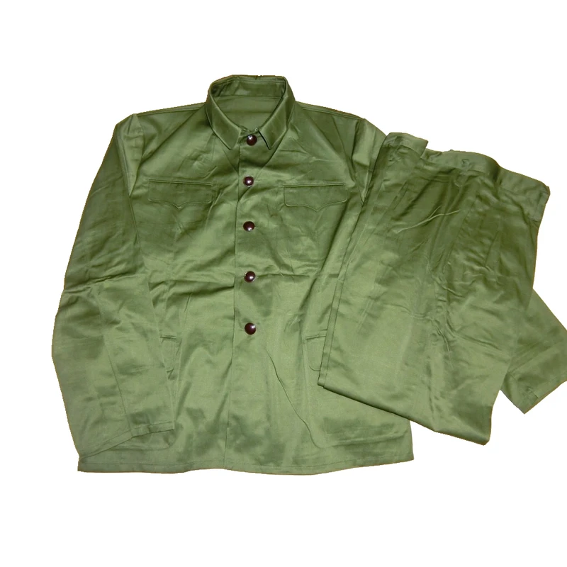 冬装涤卡中山装套装