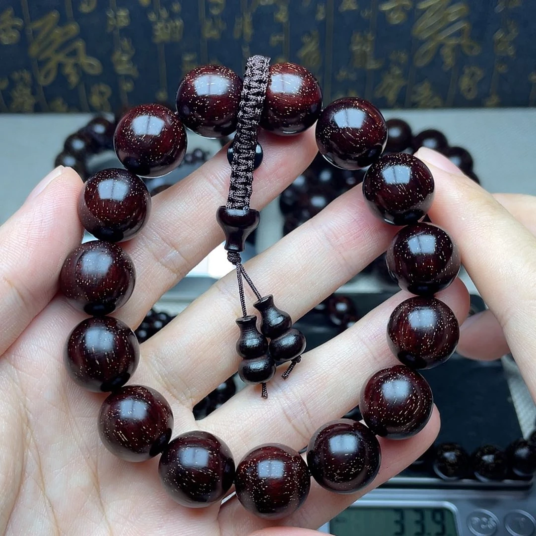 檀香紫檀（小叶紫檀）1.5 15颗 高油密多金星