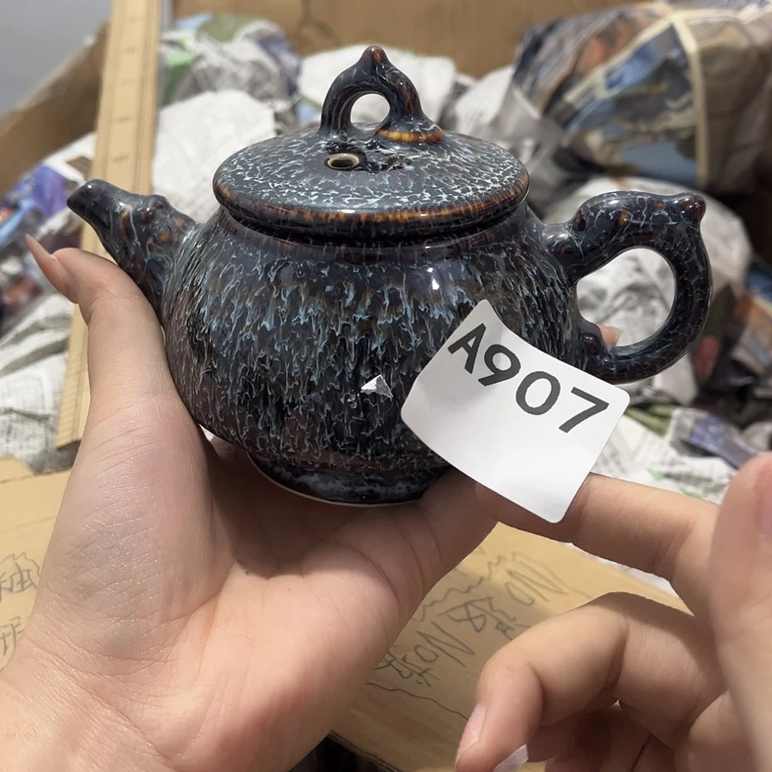 瓷片茶摆件工艺品摆件666