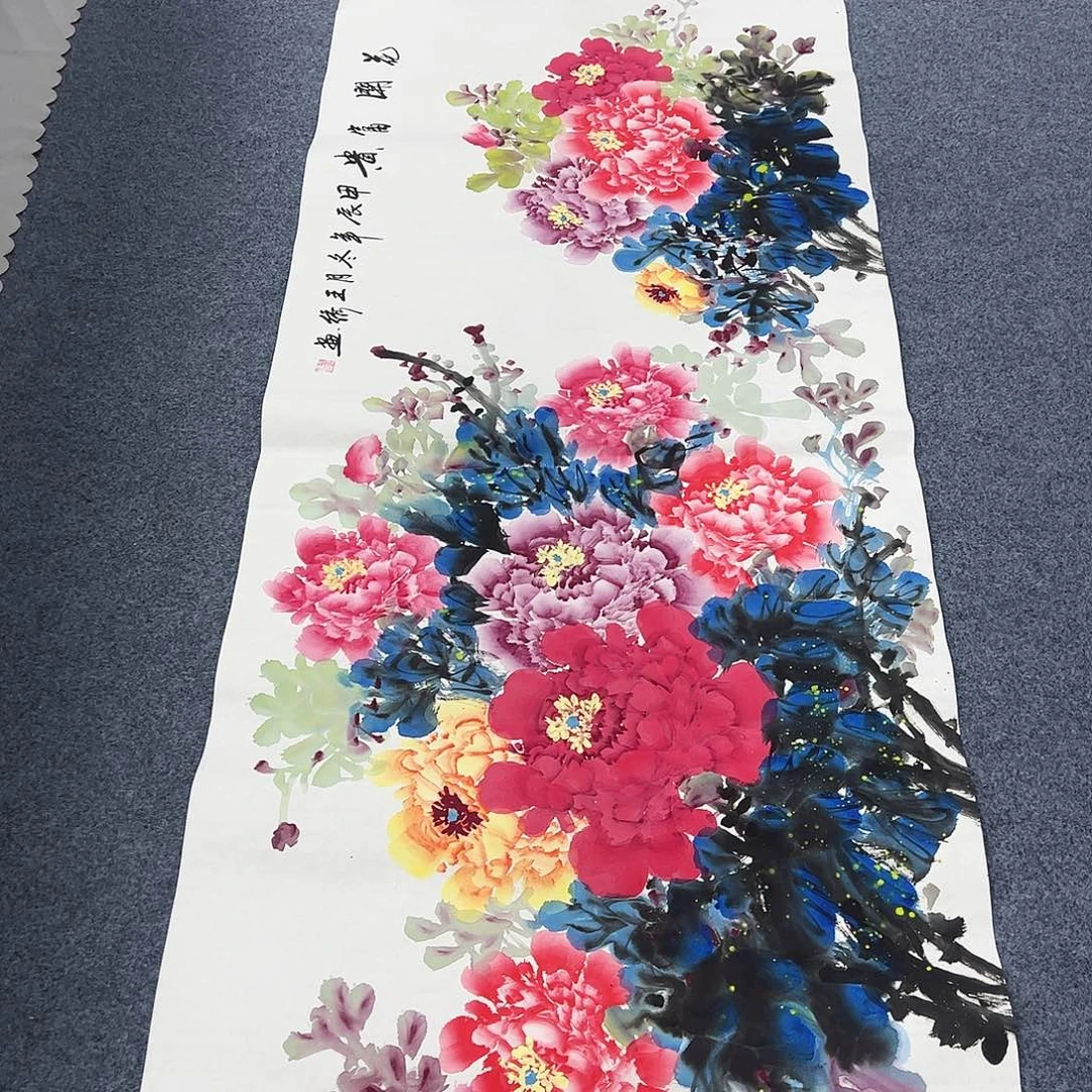 国画国画作品宣纸纯手绘