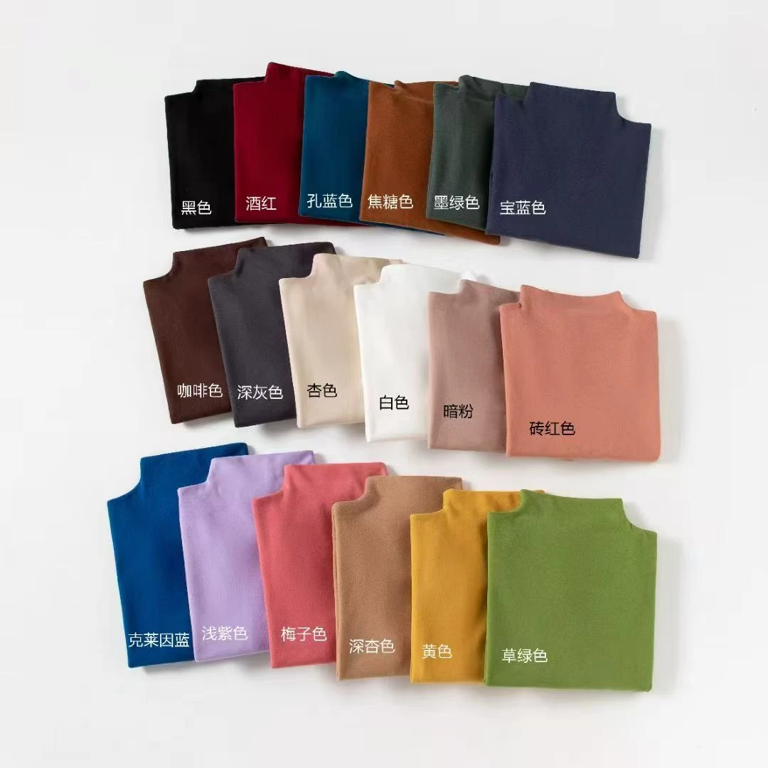 2025秋冬新款厚款圆领保暖长袖打底