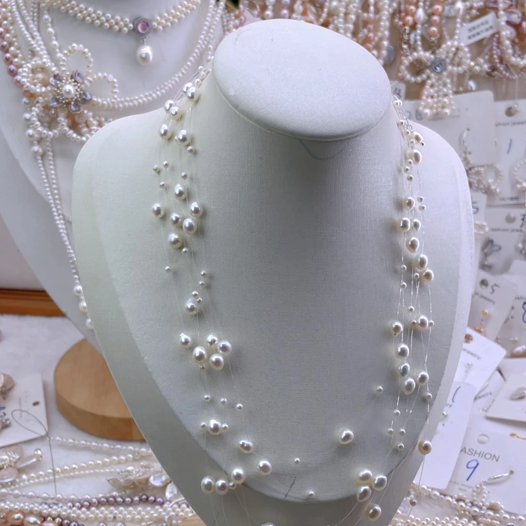 未镶嵌淡水珍珠耳饰项链