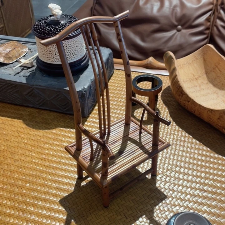紫砂老竹制茶仓老竹制茶仓竹制椅子