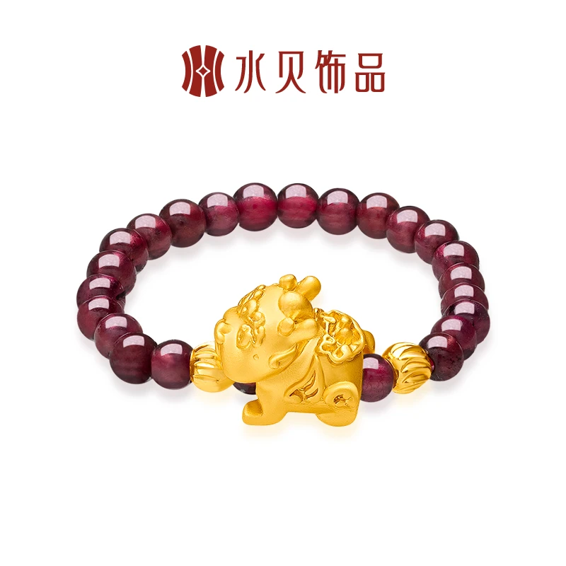 貔貅戒指指环石榴石