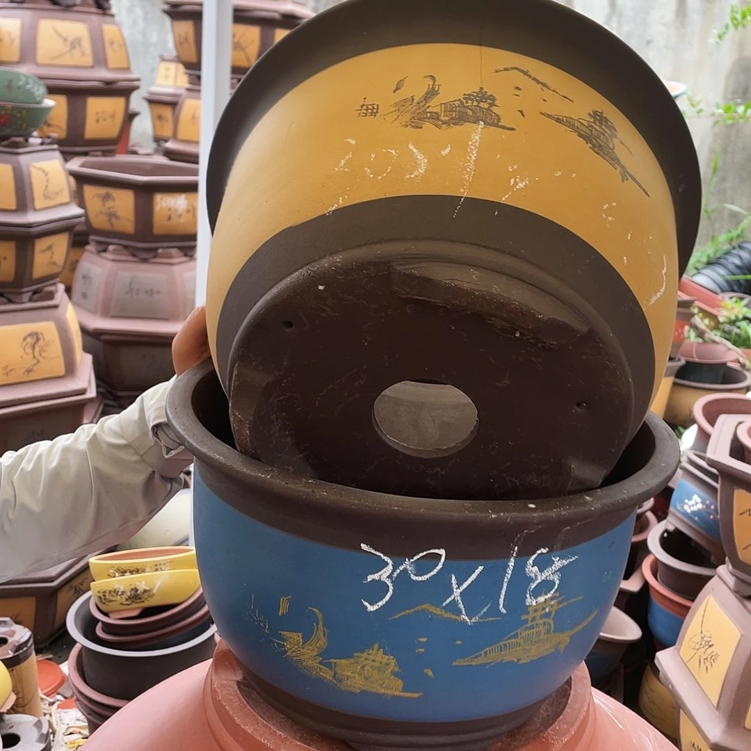 30蓝山水+003花盆花盆花盆花盆
