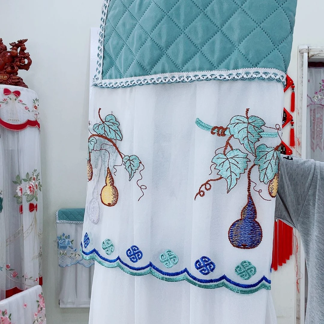 醋酯纤维葫芦白纱140加边