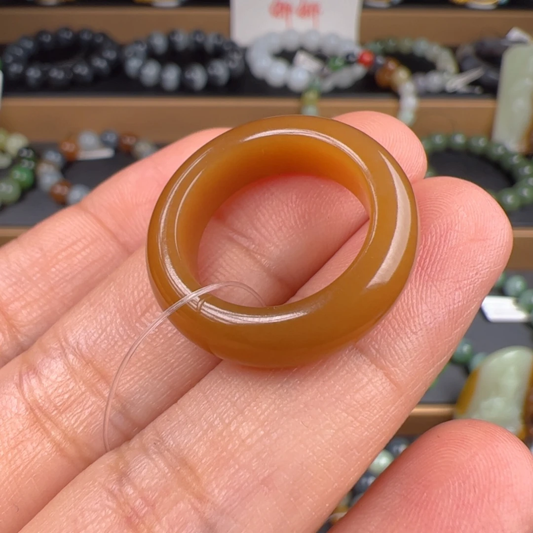 和田玉未镶嵌颈饰17.3