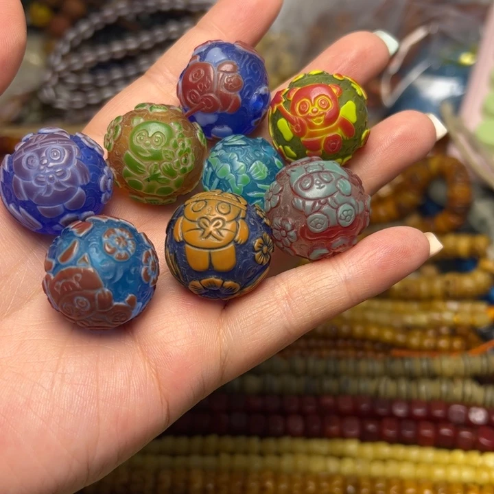 玻璃颈饰小熊猫一颗 （喊我选）