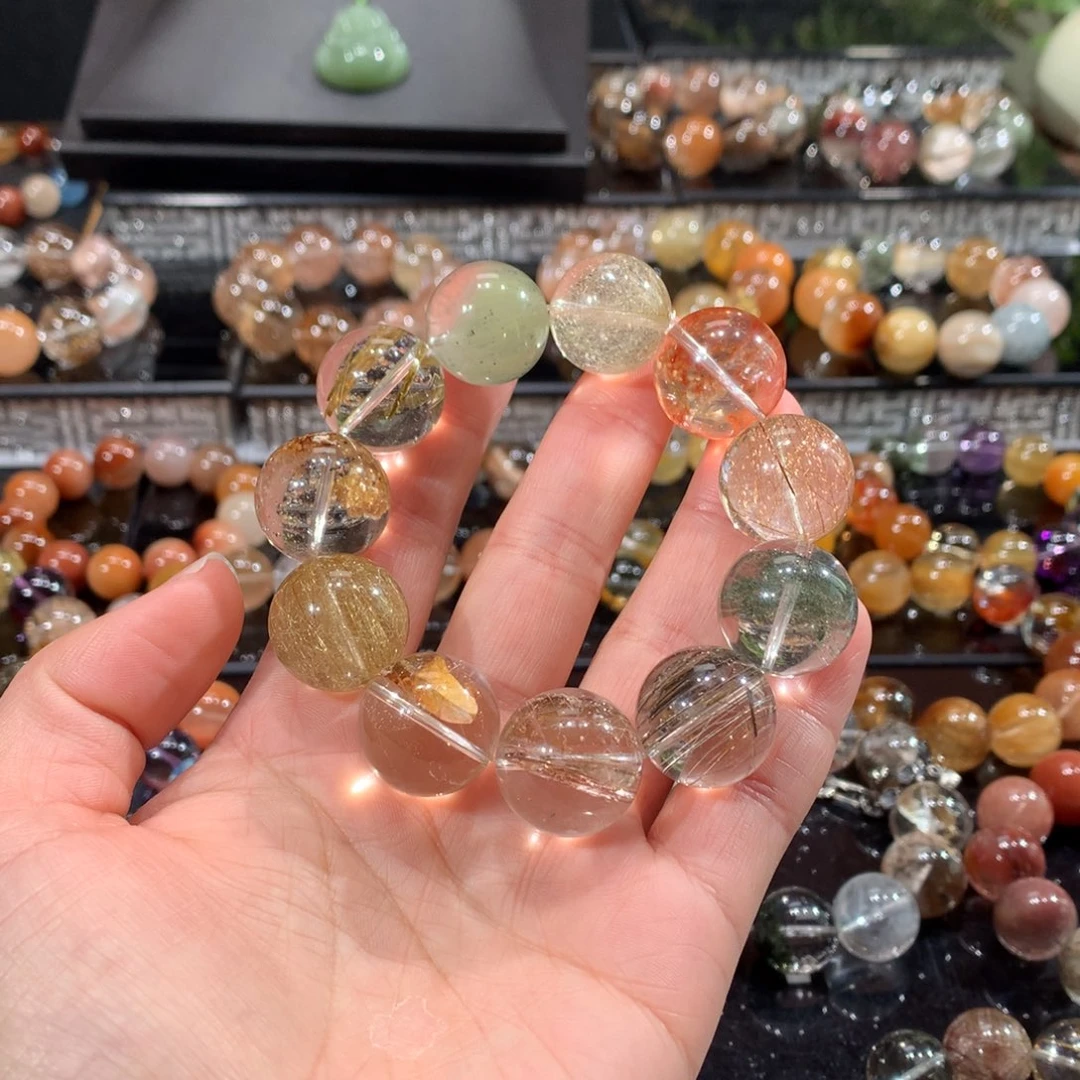 未镶嵌手串水晶卡18米多宝水晶