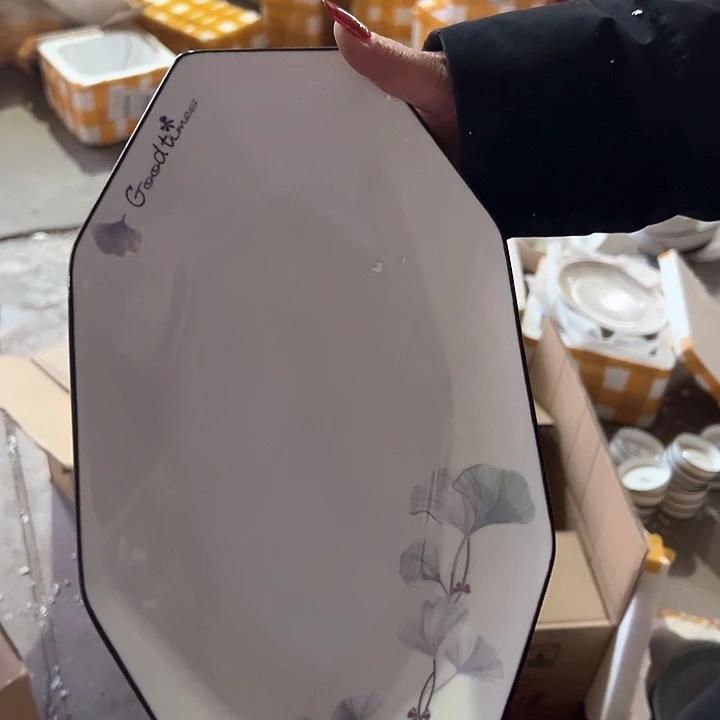 新骨瓷鱼盘2只装