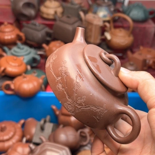 紫砂茶壶瑕疵也不多说了