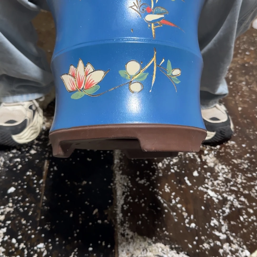 紫砂花盆口径15.18口径