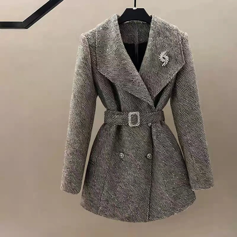 〈纪朵研〉H575法式气质小香风2025冬季新款高端时尚减龄显瘦外套