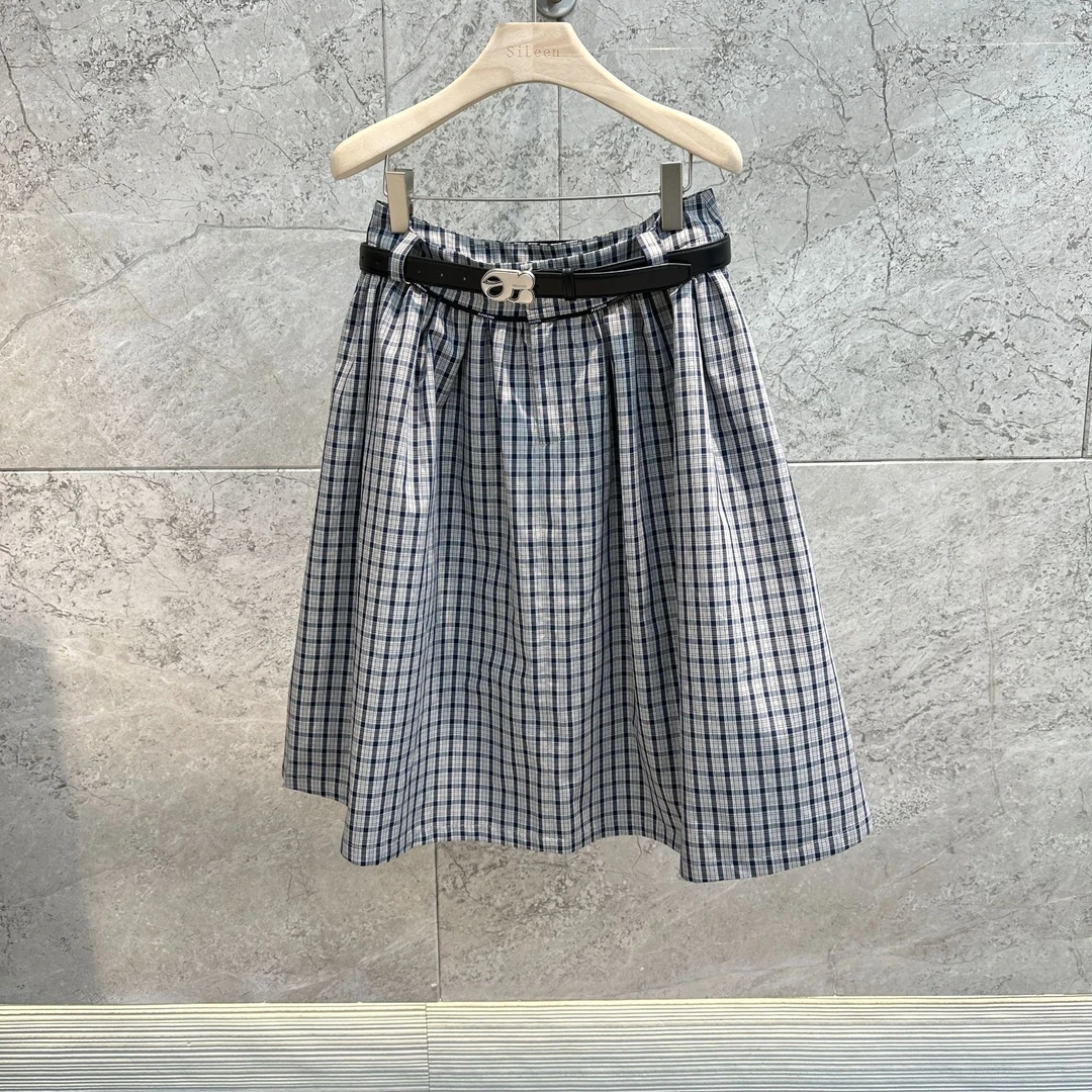 【AVVENN】设计师品牌25年春新品中裙AL1150374438562