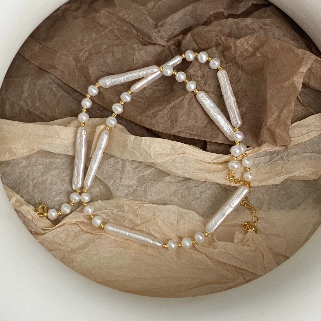 铜合金项链 新中式复古颈链巴洛克新中式轻奢锁骨链女百搭民族风