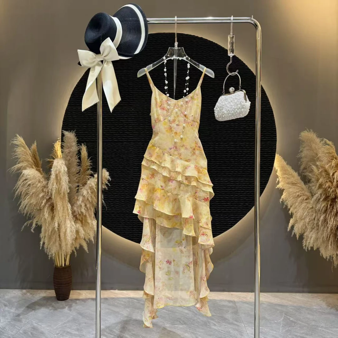 【杨安专属】【杨枝甘露】TF0085气质公主优雅连衣裙