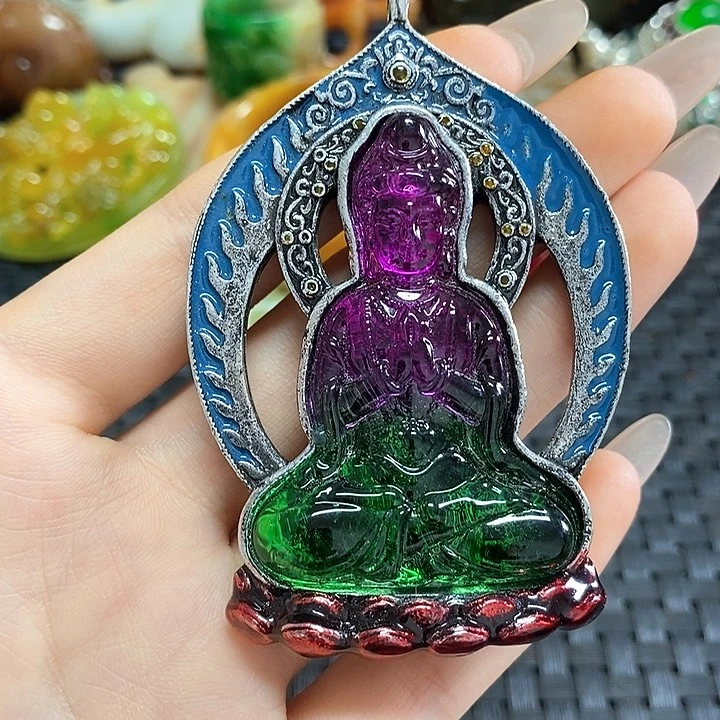 滴血莲花菩提把件