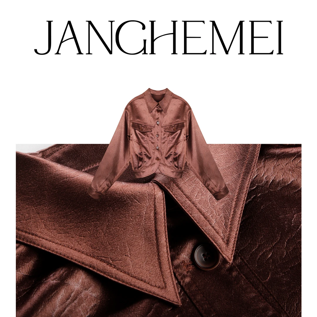 JANGHEMEI【港风扎染外套】翻领长袖上衣 P14149M41