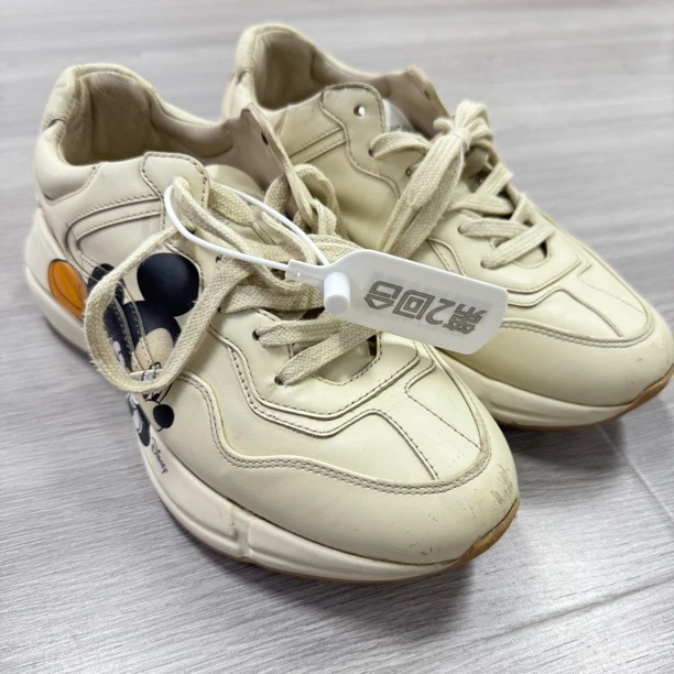 95新 GUCCI/古驰 95新古驰米奇老爹鞋 36码