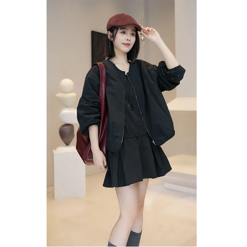 2025春秋季新款韩版小个子洋气套装女士小众高级感时尚潮流两件套
