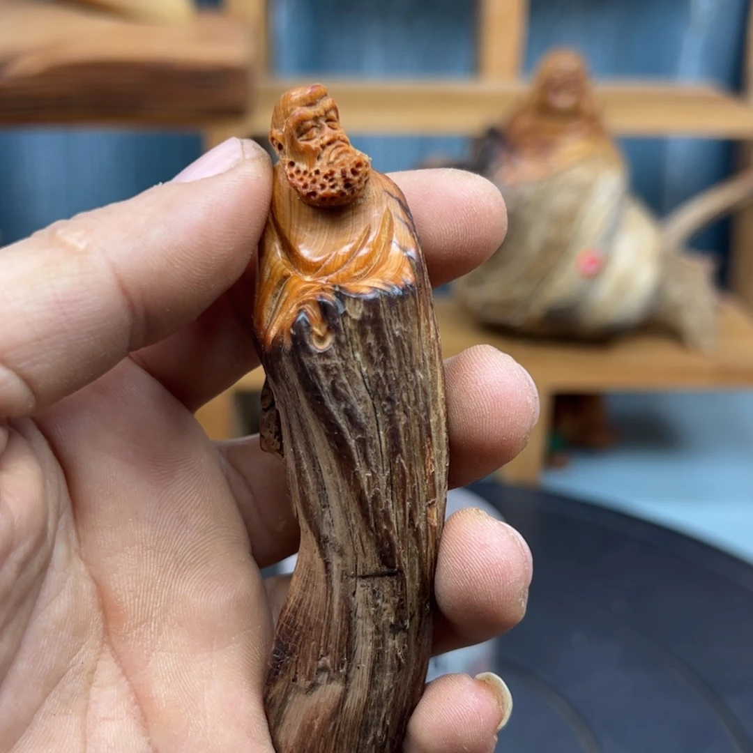 木平*崖柏木摆件手把件