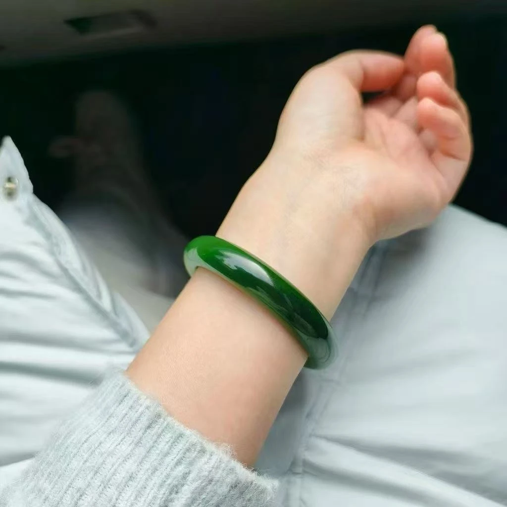 新疆民族风绿色气质国风手工时尚百搭美人手镯